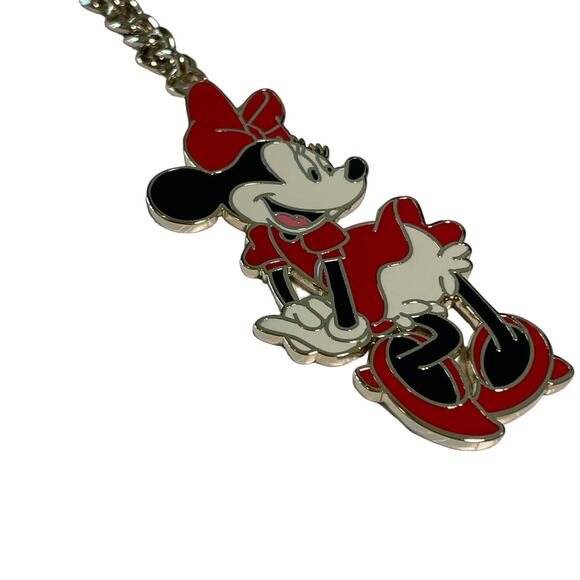 Kate Spade X Disney Minnie Mouse Metal Keyfob Bag Charm - Picture 4 of 8
